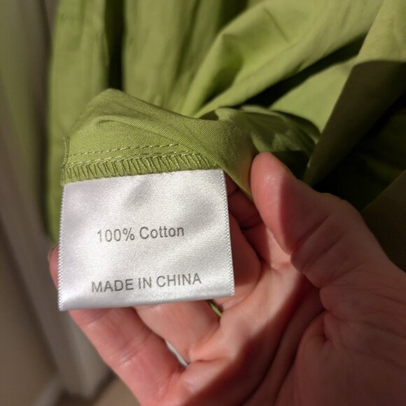 Pistachio Green Assymetrical Maxi Dress - Picture 6 of 7